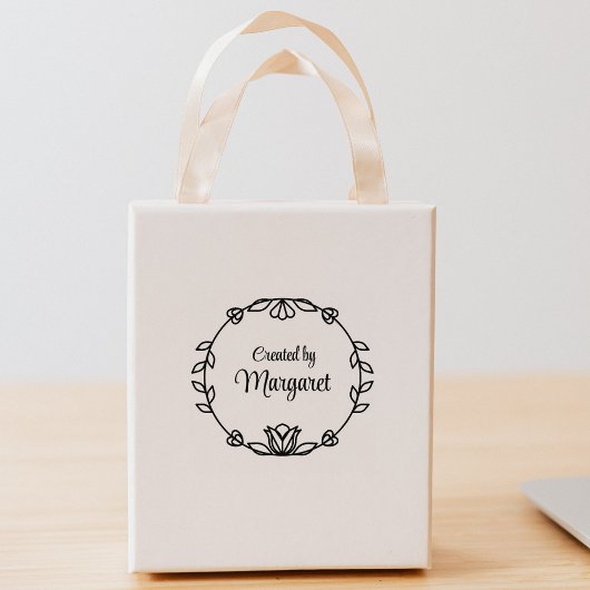 Einfach erstellt durch Individuelle Name Gummistempel