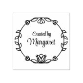 Einfach erstellt durch Individuelle Name Gummistempel (Prägung)