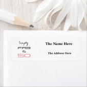 Einfach FAB & Fünfzig Geburtstag - Rücksendeadress (Insitu)