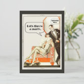 Einfach fabelhaftes Art Deco Party Einladung (Stehend Vorderseite)