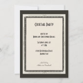 Einfach fabelhaftes Art Deco Party Einladung (Rückseite)