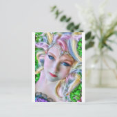 Einfach fallend postkarte (Stehend Vorderseite)