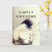 "Einfach fantastische" Playful Karte (Gelbe Blume)