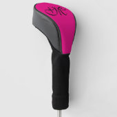 Einfach Farben & Ihre Monogram + Ihre Ideen Golf Headcover (angewinkelt)