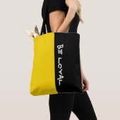 Einfach Farben SUN YELLOW und Ihr Text Tasche (Von Nahem)