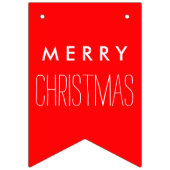 Einfach Farben & Text: NUR KLEINE CHRISTMAS Wimpelkette (Erste Fahne)