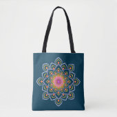 Einfach farbenfroh Mandala Tasche (Vorderseite)