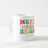 Einfach farbenfrohe, helle und helle String-Leucht Kaffeetasse (Vorderseite Links)