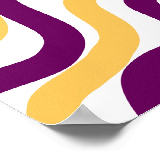 Einfach farbig das Textnamen-Bild hinzufügen Poster (Ecke)