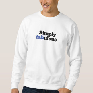 Einfach fein weiß sweatshirt