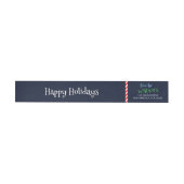 Einfach festlicher Spaß! Dark Blue Candy Cane Stri (Person)