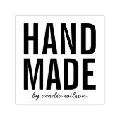 Einfach fett personalisieren mit Name Handmade Permastempel (Design)