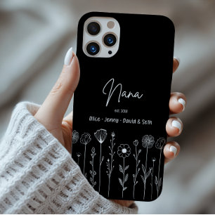 Einfach Floral Nana Benutzerdefinierter Titel Case-Mate iPhone 14 Pro Max Hülle