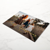 Einfach Foil Erntedank Fotokarte Folien Feiertagskarte (Gedreht)