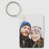 Einfach Foto hinzufügen Schlüsselanhänger (Vorderseite)