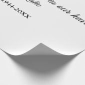 Einfach Foto-Memorysatz hinzufügen Geschenkpapier (Ecke)