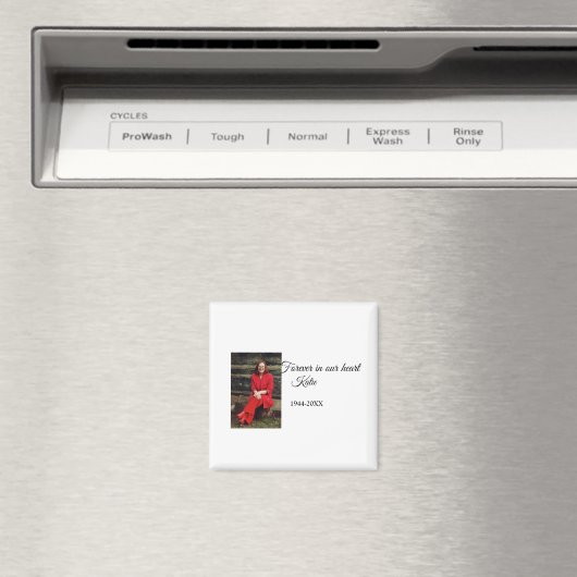 Einfach Foto-Memorysatz hinzufügen Magnet (In Situ (Geschirrspüler))