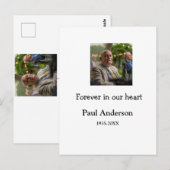 Einfach Foto-Memorysatz hinzufügen Postkarte (Vorne/Hinten)