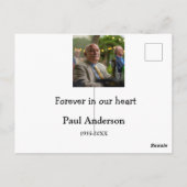 Einfach Foto-Memorysatz hinzufügen Postkarte (Rückseite)