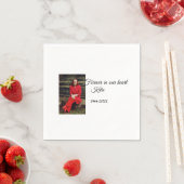 Einfach Foto-Memorysatz hinzufügen Serviette (Beispiel)