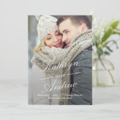 Einfach Foto speichern Sie die Datumskarten Save The Date (Stehend Vorderseite)