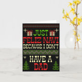 Einfach frohe Navi, weil ich keinen Vater habe häs Karte (Gelbe Blume)