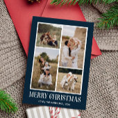 Einfach frohe Weihnachten 4 Foto Collage | BLAUE