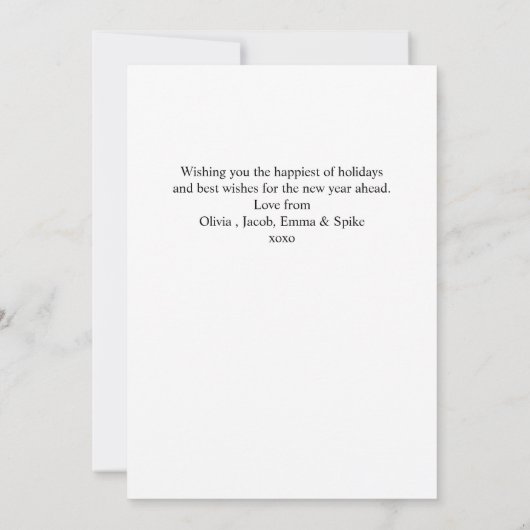 Einfach frohe Weihnachten 4 Foto Collage | PLUM (Rückseite)