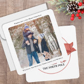 Einfach frohe Weihnachten ein Foto Einladung