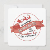 Einfach frohe Weihnachten ein Foto Einladung (Vorderseite)