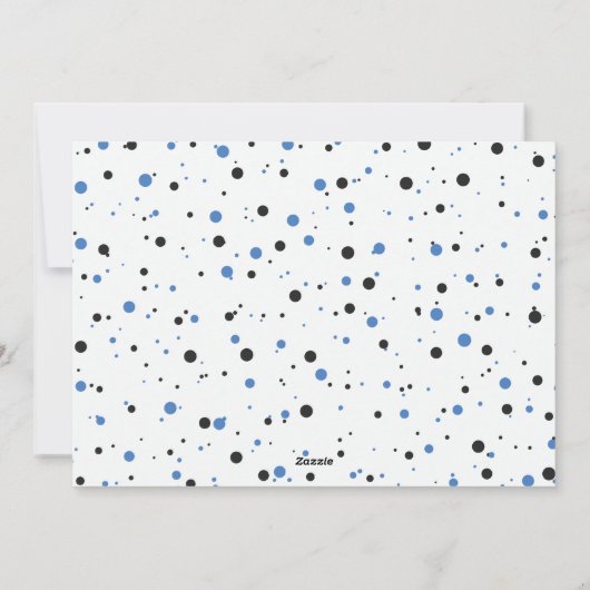 Einfach Frohe Weihnachten Foto Cobalt Blue (Rückseite)