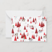 Einfach frohe Weihnachten Mitteilungskarte (Rückseite)