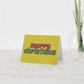 Einfach frohe Weihnachten Retro Vintag (Vorderseite)