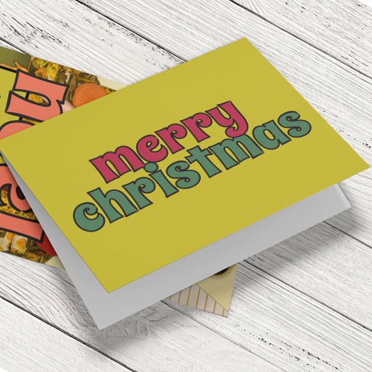 Einfach frohe Weihnachten Retro Vintag