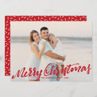 Einfach frohe Weihnachten Volles Foto | Rot