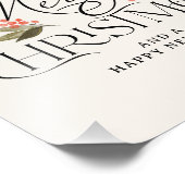 Einfach frohe Weihnachtsfeiertage Fotodruck (Ecke)