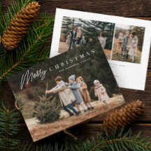 Einfach Frohe Weihnachtsschrift 3 Foto