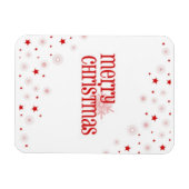 Einfach fröhliches Weihnachtsmagnet Magnet (Horizontal)