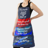 Einfach für Amerika begeistert Unisex Schürze (InSitu)