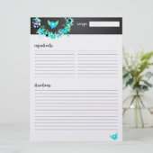 Einfach gebürstete Mini-Binder-Beilage Einladung (Stehend Vorderseite)