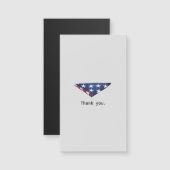 Einfach gefaltetes amerikanisches Fahnendesign Magnetkarte (Vorne/Hinten)