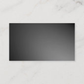 Einfach gekurbelter Text 06 - Grau Visitenkarte (Rückseite)