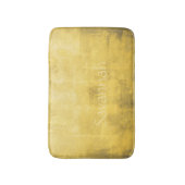 Einfach gelb grau Abstrakt Badematte (Vorderseite Vertikal)