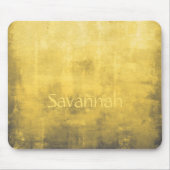 Einfach gelb grau Abstrakt Mousepad (Vorne)