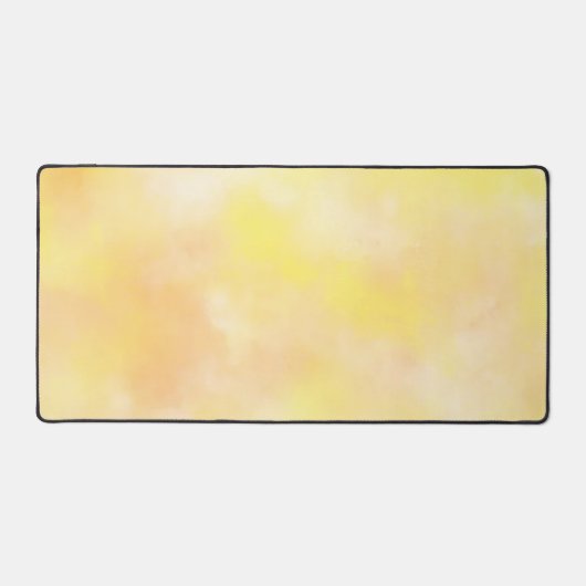 Einfach gelb schreibtischunterlage (Vorderseite)