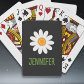 Einfach gelb und weiß, individuell einstellbar spielkarten