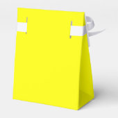 Einfach gelbe Farbe Geschenkschachtel (Rückseite)