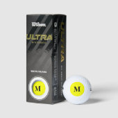 Einfach gelbe Farbe Golfball (Verpackungen)