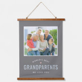 Einfach geliebtes Personalisiertes Geschenkband fü Wandteppich Mit Holzrahmen (Vorderseite)