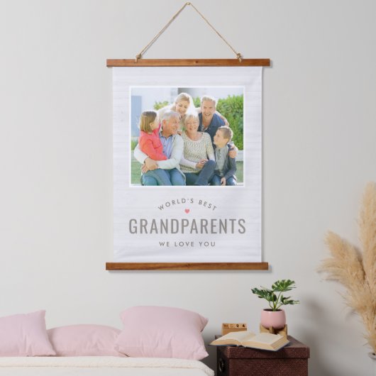 Einfach geliebtes Personalisiertes Geschenkband fü Wandteppich Mit Holzrahmen (Schlafzimmer)